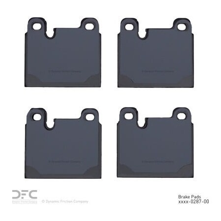 Dynamic Friction Co DFC 3000 Semi-Metallic Brake Pads - Dynamic Friction Company 1311-0287-00 1311-0287-00